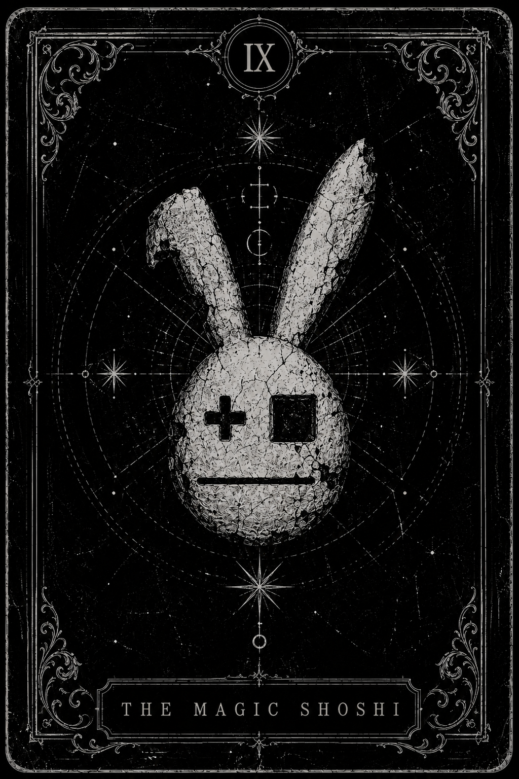 Shadow State tarot card IX — The Magic Shoshi