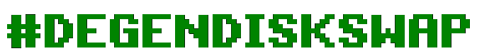 This is the DEGEN DISK SWAP logo
